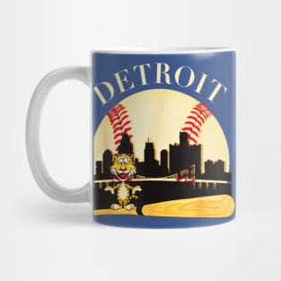 Baseball tiger of Detroit city Mug